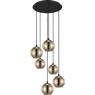 EGLO Stars of Light LEMORIETA klyngependel 6xE27 Ø570 guld
