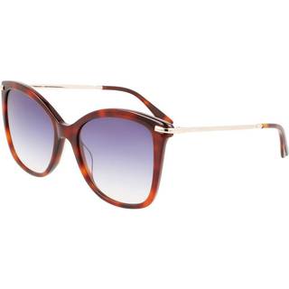 Calvin Klein Kvinde CK22514S 220 Solbriller Acetat Havana Blå Sommerfugl Normal Skygge