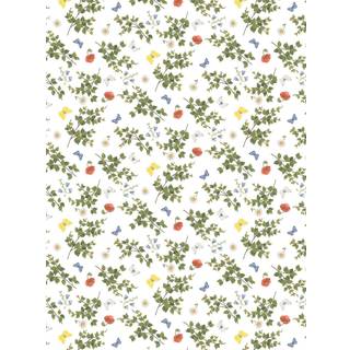 Arvidssons Textil Björkäng stof Grøn/Multi