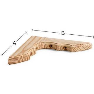 HABO HYLDEKNÆGT UBEHDL. FYR 180X180MM LP