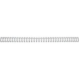 Wire ryg GBC 3:1 NO7 A4 sølv 34 ringe 250stk. RE810797