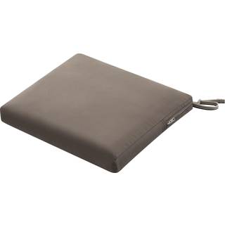 Klassisk tilbehør Ravenna Vandafvisende gårdhave stol sæde pude 18 x 18 x 2 tommer mørk taupe Patio møbler puder