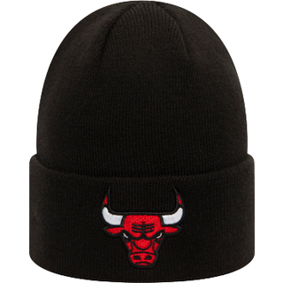 New Era Chicago Bulls Essential Black Cuff Beanie Hat newera adult unisex Black newera adult unisex Black newera adult unisex Black newera adult unise - Osfm