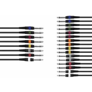 Omnitronic Snake cable 8xJack/16xJack mono 15m TILBUD NU slange kabel