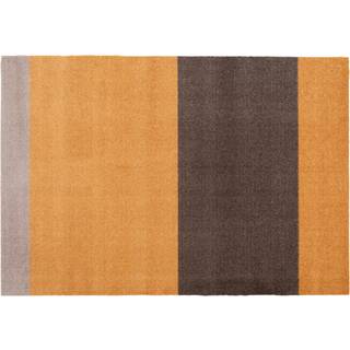 tica copenhagen Stripes by tica, horisontal, entrétæppe/løber Dijon/brown/sand, 90x130 cm