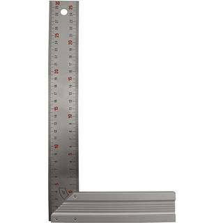 Snedkervinkel 200x120 mm med kraftig base i aluminium