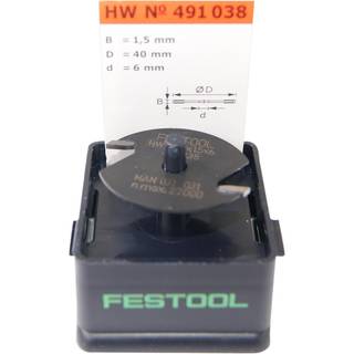 Festool Skivenotfræser HW D40x1,5