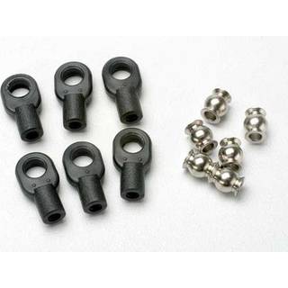 Traxxas 5349 Rod Ends Small with Hollow Balls (6)