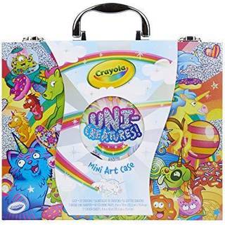 Crayola Mini Art Set med Unicreatures Kids Art Kit 100+ stykker i alderen 3 4 5 6 7