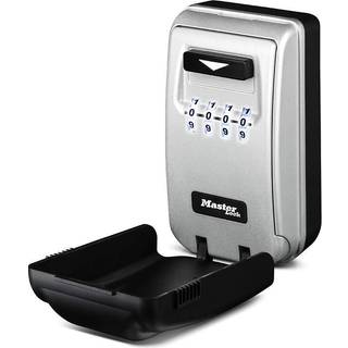 Master Lock Black Wall Mount Key Lock Box med Light Up Dials Set/Nulstil kombination for lejere Gæster Kunder Ideel til ejendomsmæglere Udlejere