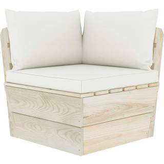 pallehynder 3 stk. oxfordstof cremehvid
