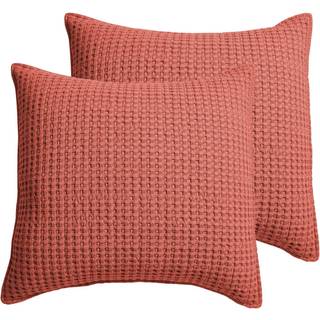 Levtex Home - Mills Waffle - Euro Sham (s?t af to) - Adobe - Sham St?rrelse (26 x 26in)