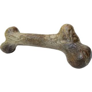 Pet Qwerks Dinosaur Barkbone - Nylon Dog Bone For Tough Chewers - REAL BACON -smag