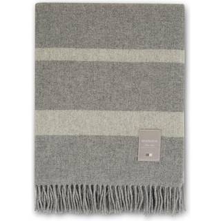 Lexington Hotel Wool uldplaid 130x170 cm Grå/Hvid