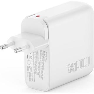 4smarts 140W 3xUSB-C GaN Vægoplader til Bærbar & Smartphone