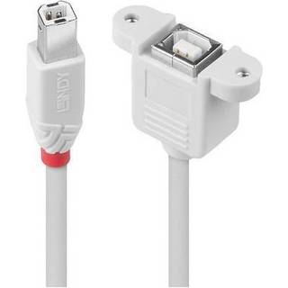 LINDY USB 2.0Verlängerung BM/BF 0,5m  TypB Stecker an TypB