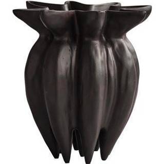 101 Copenhagen Vases - 'Lotus' vase, coffee in Coffee 100% Fiber Concrete