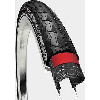 CST Cykeldæk Xpedium One Single Apl 32-622 (700 X 32C / 28 X 1 5/8 X 1 1/4) med reflekser, Sort/Sort