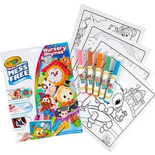 Crayola Color Wonder Nursery Rhymes Mess Free Coloring Pages & Markers Gift til b?rn alder 3 4 5 6