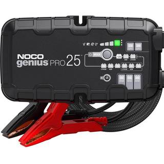 Noco Genius PRO25 Batterioplader til 6V, 12V og 24V 25000mA (Wet, Gel, MF, CA, EFB, AGM,  & Lithium-Ion)