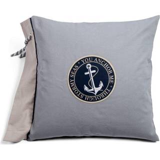 Lord Nelson Victory 410767 pillow cover plain Grey One size
