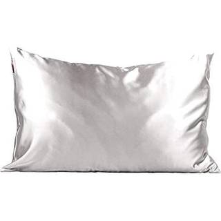 Kitsch standard satin pillowcase silver 26x19cm