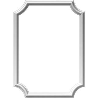 Ekena Millwork PNL20X28AS-02 20 """" W X 28 """" H X 1/2 """" P Ashford St?bt Scalloped Wainscot Wall Panel