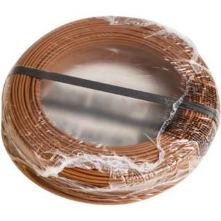 Ledning 2,5 h07v-u brun r100
