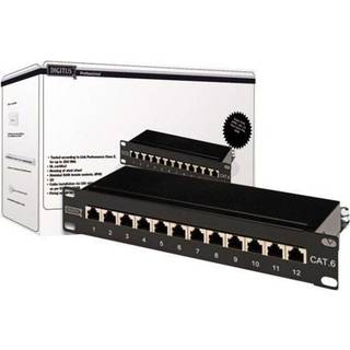 DIGITUS DN-91612S - 12-Port Cat6 Shielded - Patch Panel