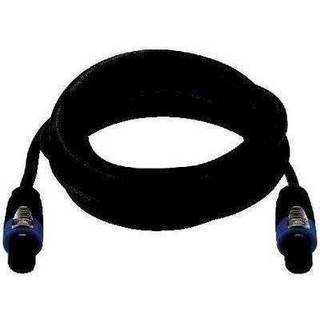 Stageline Speakon 2 PA højttalerkabel, 2x 2,5 mm², sort | 10 meter | PRIS-MATCH