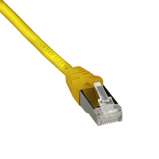 LK Patchkabel kat6 f/utp 28awg 1m gul