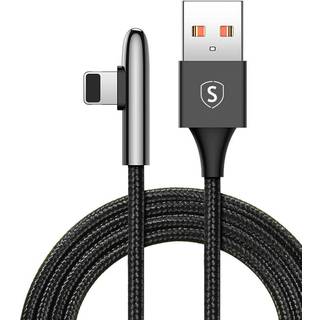 SIGN USB til Lightning Gaming Kabel, 2m, 2,4A, - Sort