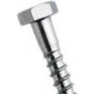 Bossard Fransk skrue M8x100mm Elforzinket FZB DIN 571 stål - 100 stk. pr. pakke