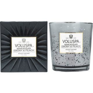 Voluspa Makassar Ebony & Peach Vermeil Boxed Candle 255 g