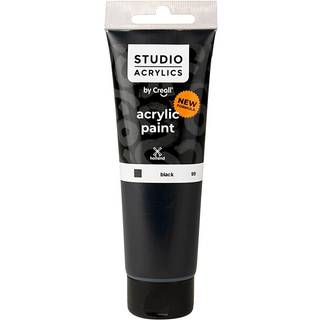 Akrylmaling 120 ml - Studio Acrylic - Black