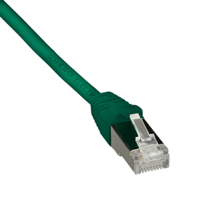 LK Patchkabel kat6 f/utp 28awg 1m grøn