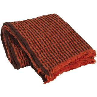 Broste Copenhagen - Plaid - Linda - Pureed Pumpkin Orange - W130 x L180 cm