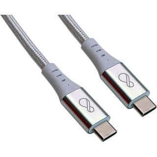 OCHNO USB-C to USB-C Cable Gen2, Straight White 0.7m