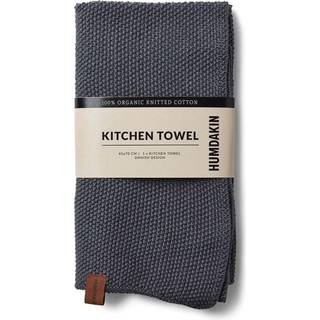 Humdakin Humdakin Knitted viskestykke 45x70 cm Dark ash