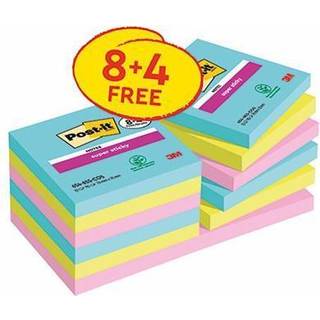 Post-it Super Sticky Recycle 47,6x47,6mm canarygul