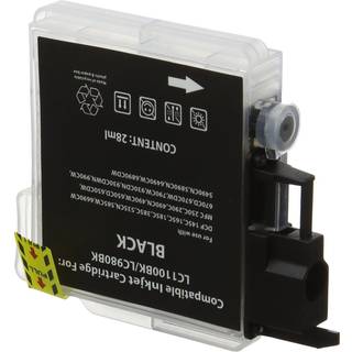 Actis standard KB-1100BK - ink cartridge (alternative for: Brother LC1100BK Brother LC980BK) - Blækpatron