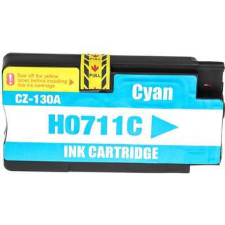 HP 711 cyan blækpatron Kompatibel CZ130A - 28ml