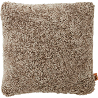 Skinnwille, Curly pudebetræk 45x45 cm Light Brown