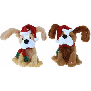 Mekanisk hund H: 25 cm inkl. batteri - flere varianter - assorteret