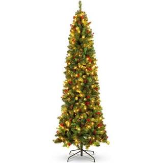 Juletræ DKD Home Decor Grøn Metal Polyetylen 70 x 70 x 210 cm