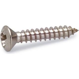 FAST pladeskrue med undersænket hoved, rustfri A4, 4,8 x 32 mm - 100 stk.
