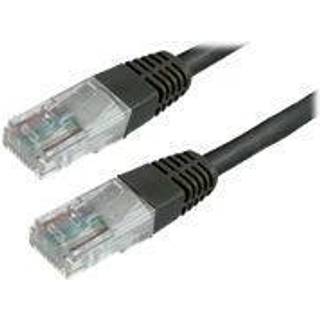 MediaRange Patchkabel MediaRange RJ45  U/UTP  C5e 2.0m (UTP) schwarz