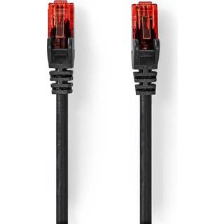 Nedis Kat 6 kabel | RJ45 Han | RJ45 Han | U/UTP | 20.0 m | Udendørs | Runde | PVC | Sort | Box