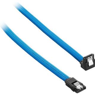 CableMod ModMesh Right Angle SATA 3 Cable 30cm - light blue -> Forventet levering: 1-2 hverdage