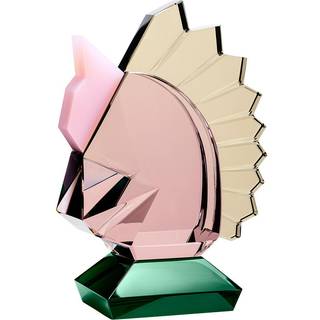 Reflections Copenhagen Decorative Objects - 'Horse' bookend in multicolor Crystal